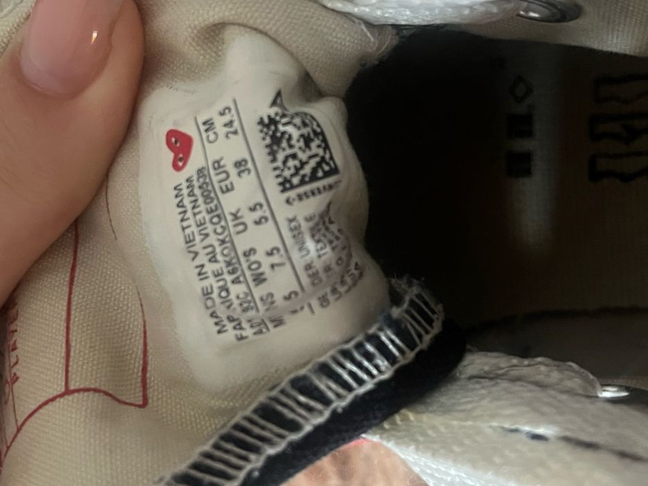 Converse Comme des Garcons marimea 38