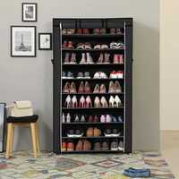 НОВ Текстилен гардероб за обувки
