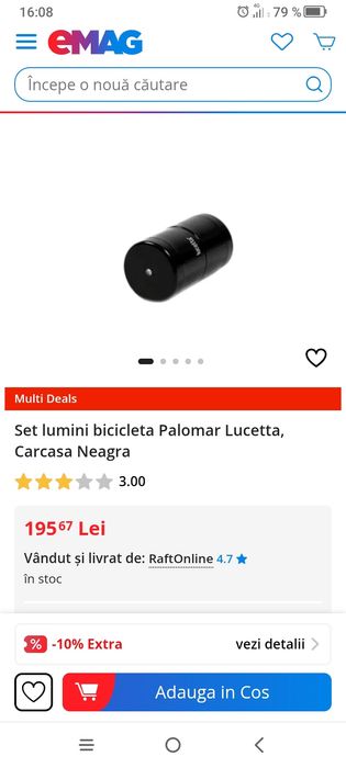 Set lumini bicicleta