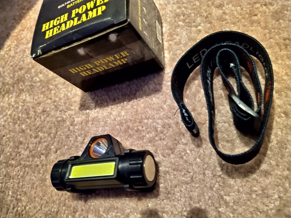 Lanterna frontala Detasabila 2 led XPE + COB + Magnet Incarcare USB