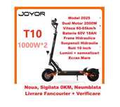 JOYOR  T10‼️2025‼️SIGILAT‼️Dual Motor 2000W‼️65Km/h‼️Bat 60V‼️NOUA‼️