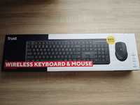 Kit tastatura si mouse wireless Trust Ody Silent USB, nou