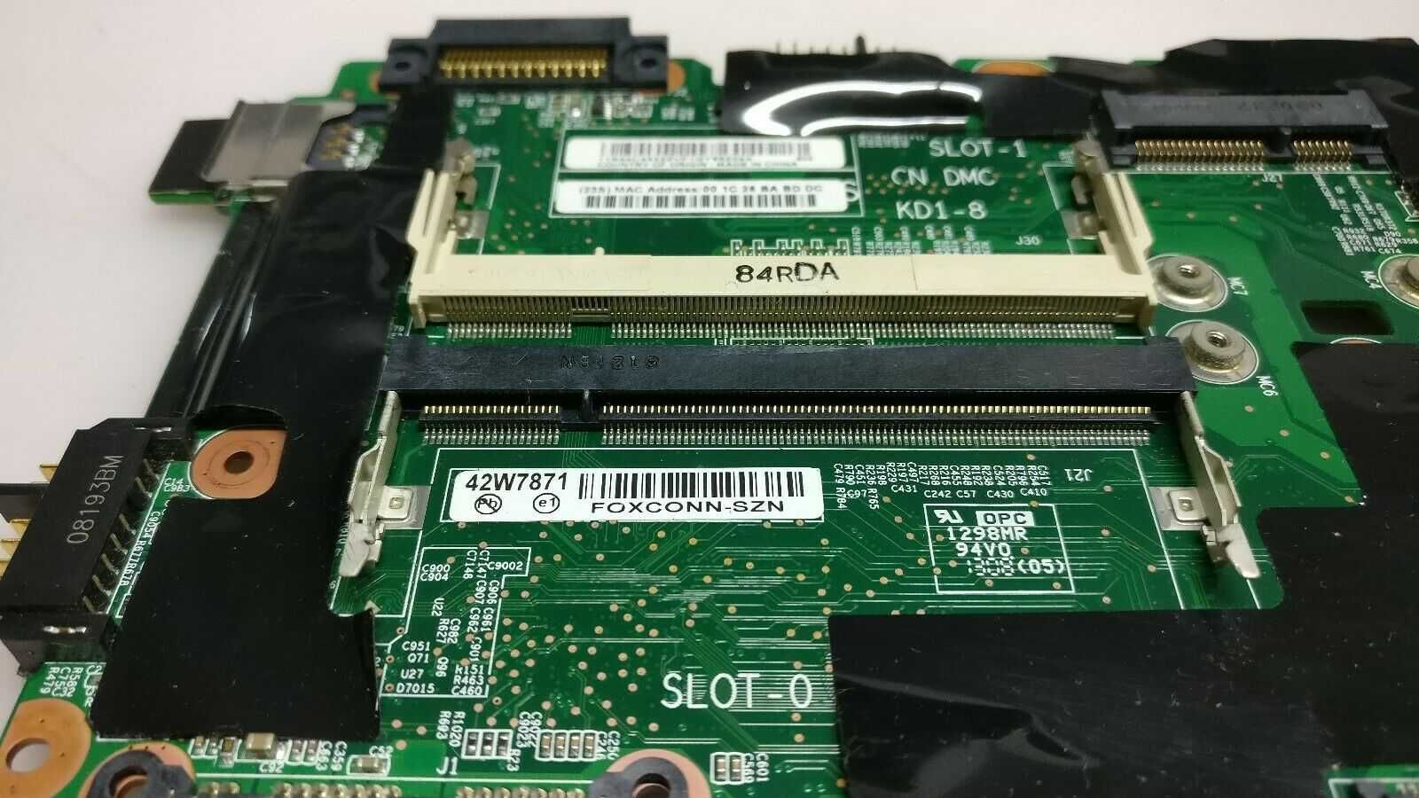 Placa de baza Lenovo Thinkpad X300 Motherboard Core2 Duo L7100 42W7871