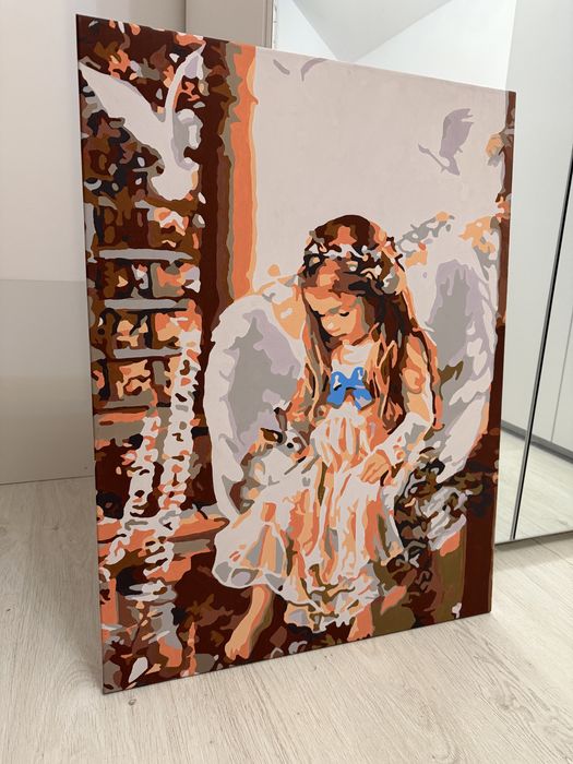 Pictura ingeras fetita