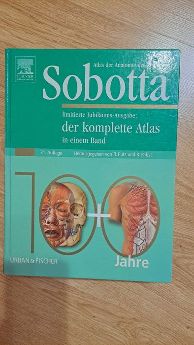 Sobottа медицински атлас- лимитирано издание на немски език