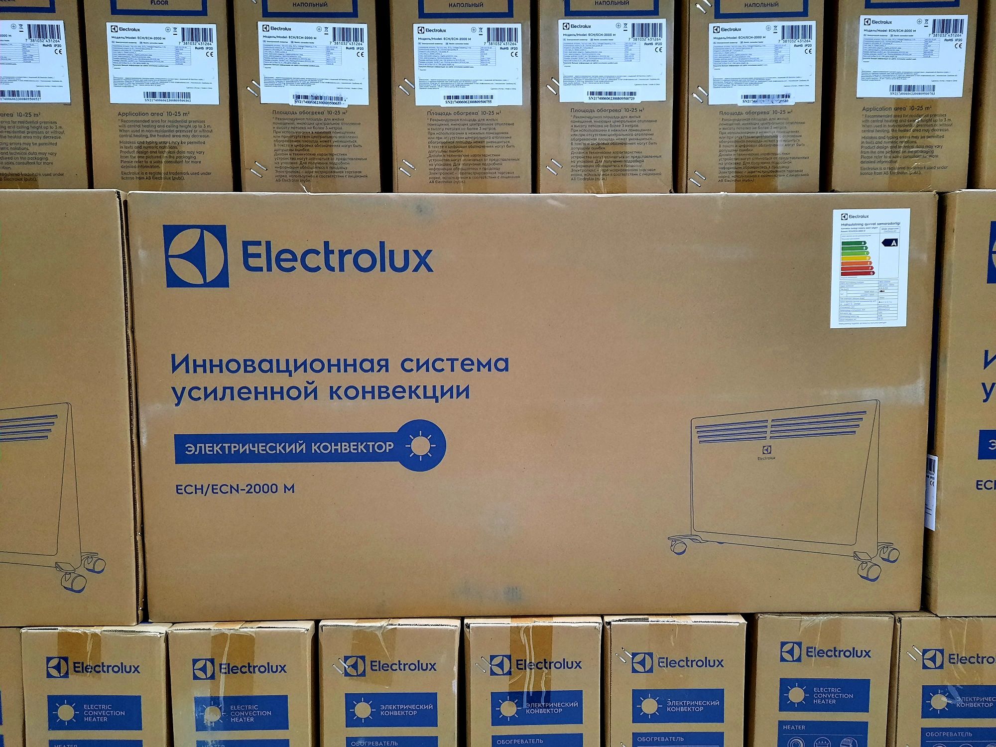 Конвекторные обогреватели ELECTROLUX original,оптом и в розницу