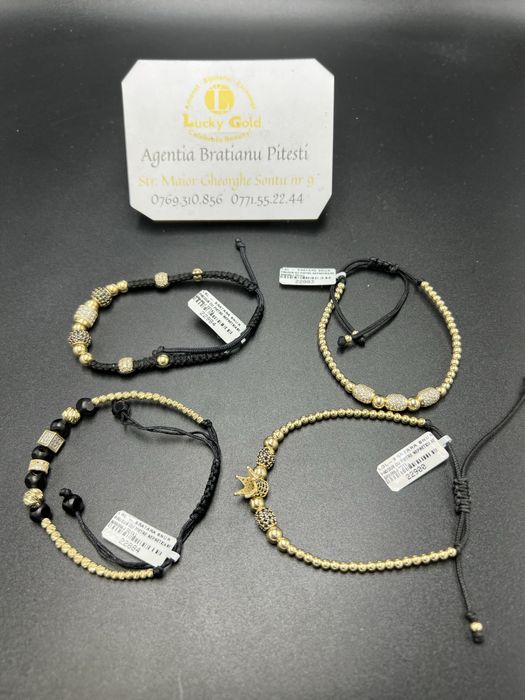 Bratari snur aur 14k diverse modele