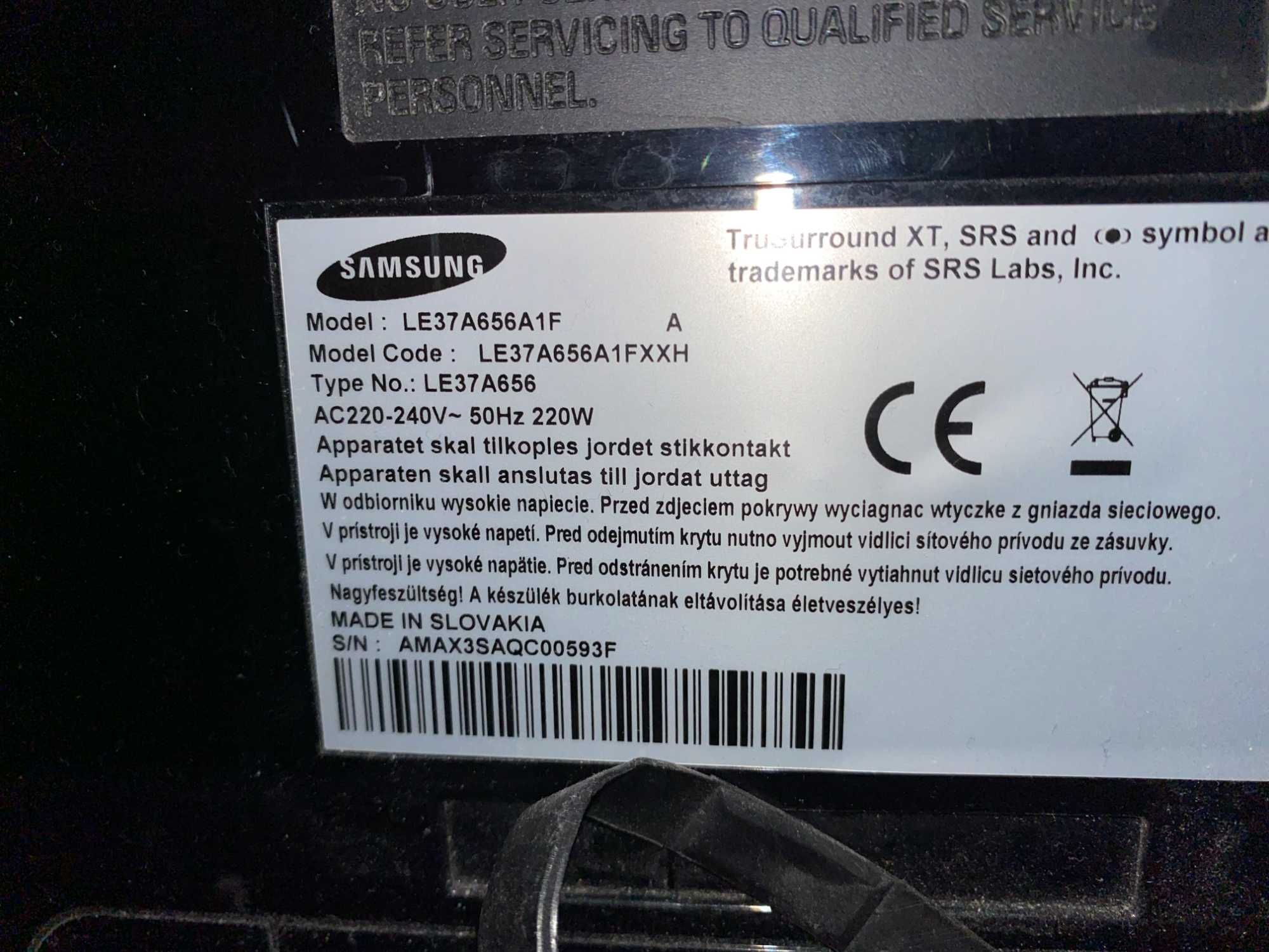 Неработещ телевизор SAMSUNG LE37A656
