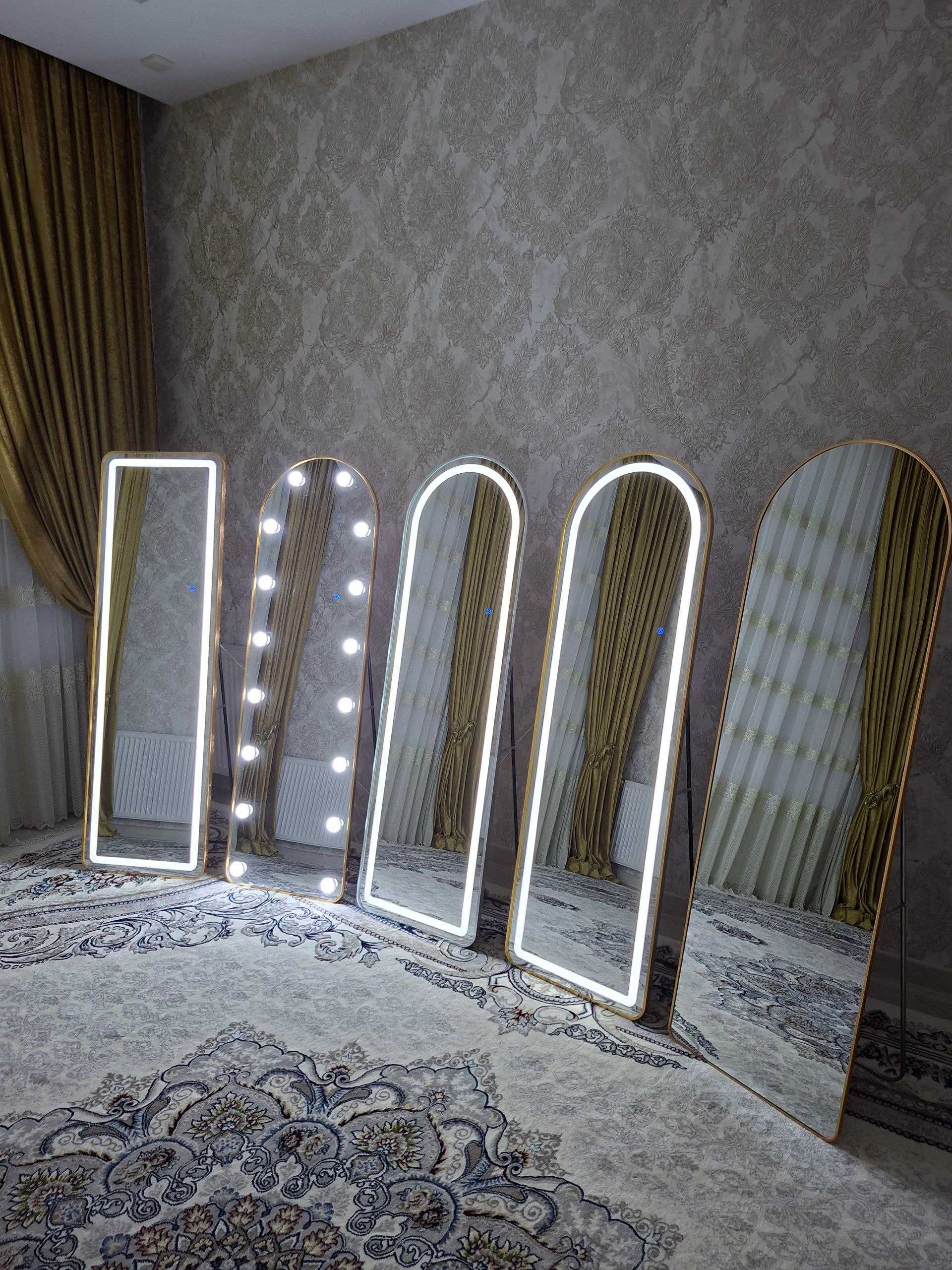 Зеркало с led подсветкой универсальное зеркало полный рост ойна тилла