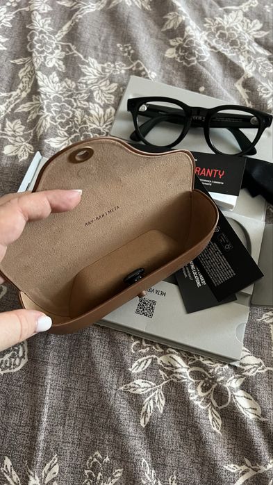 Ray-Ban Meta Headliner, negru strălucitor / transparent