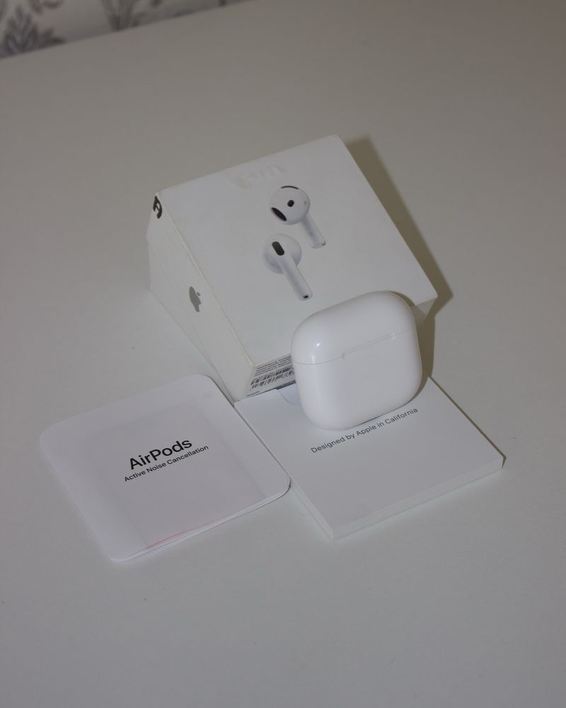 AirPods 4 ANC original case, кейс от наушников эирподс 4 с шумодавом!