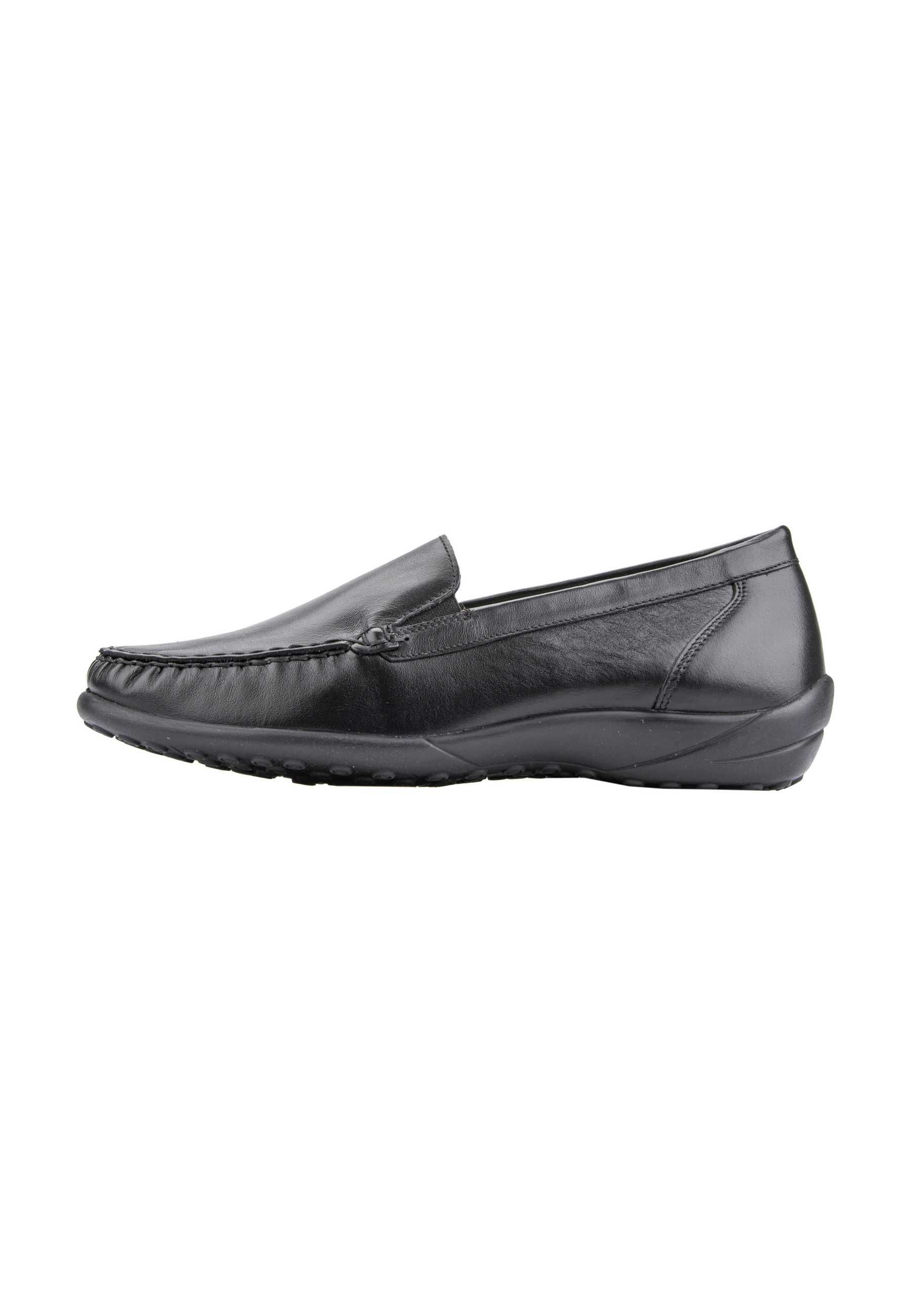 Pantofi mocasini piele, negru marimea 41