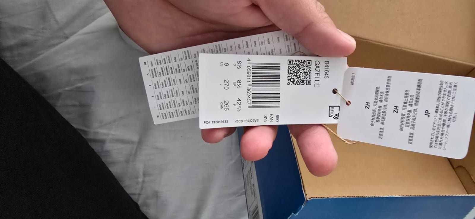 Pantof sport adidas Gazelle mărimea 42,5