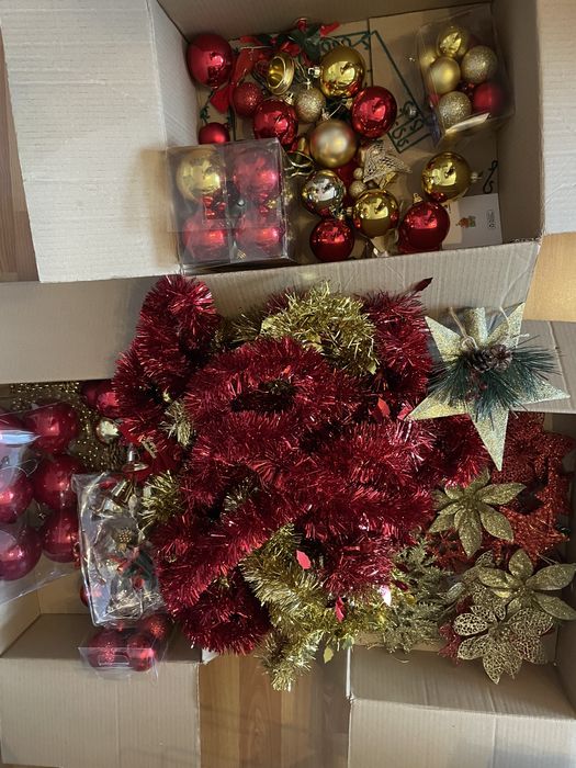 Lot Ornamente brad Craciun