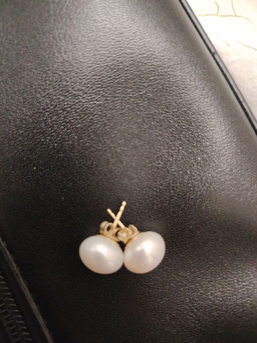 Серьги с жемчугом золотые