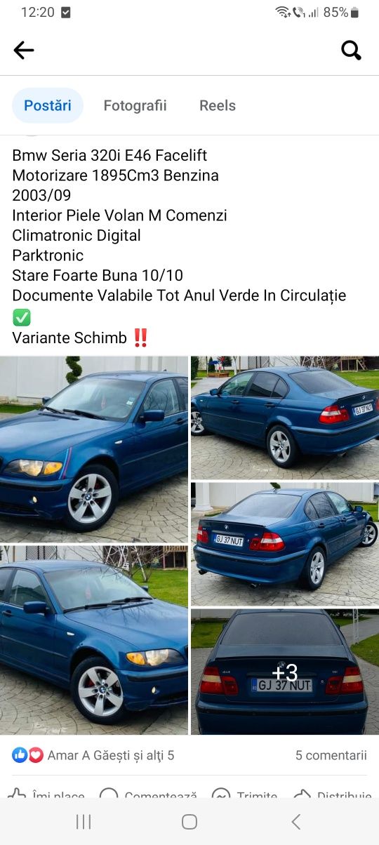 Vând sau schimb bmw e46