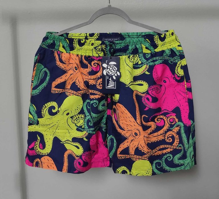 Мъжки бански нови шорти плувни Vilebrequin бързо съхнене