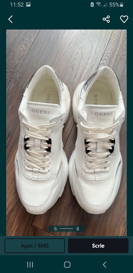 Pantofi sport Guess din piele