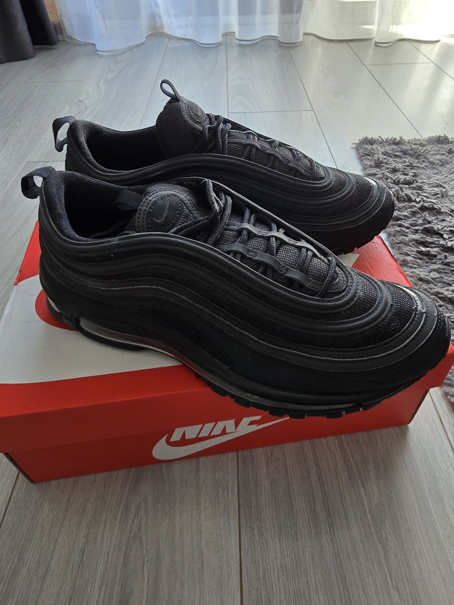 Nike Air max 97 Triple Black 44.5 номер