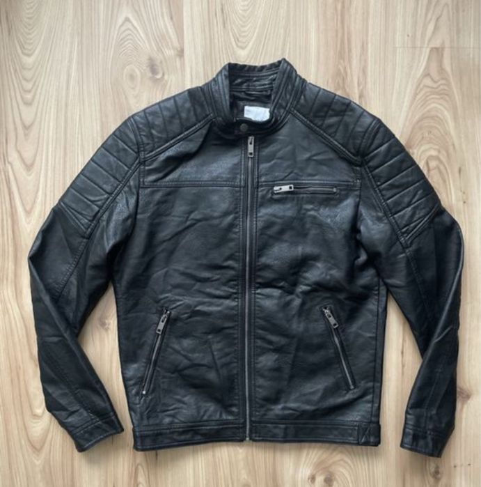 JACK & JONES / мъжко кожено яке L