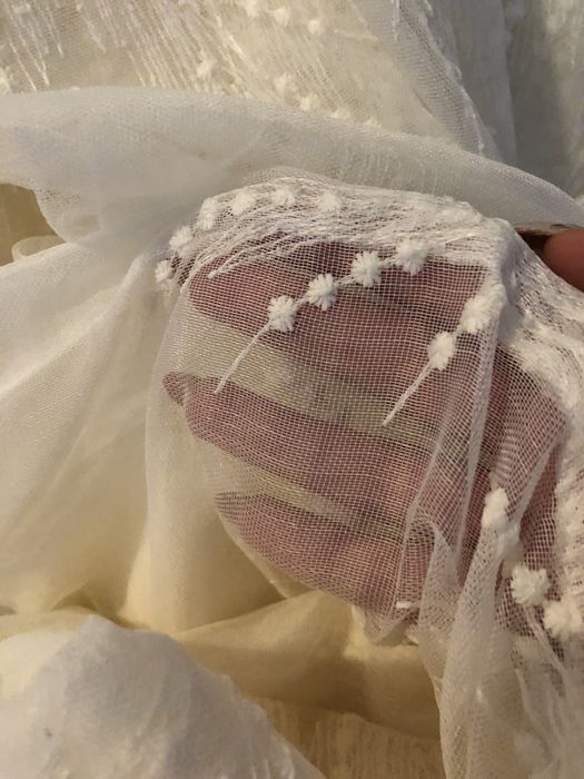 Perdea crem/alb 6m latime