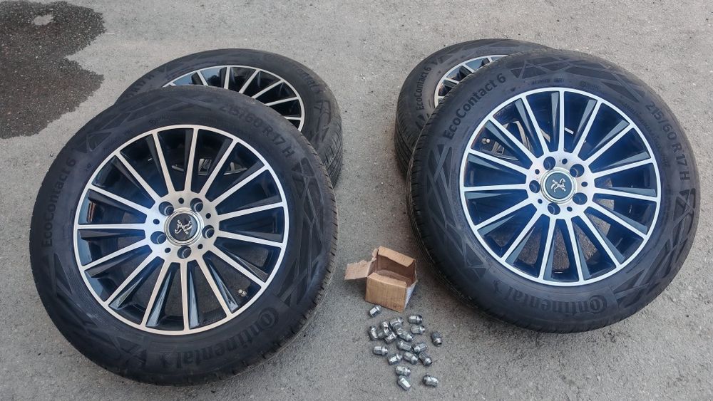 Set roti 17" Nissan, Duster, Toyota, Mazda, Mitsubishi, Hyunda noi