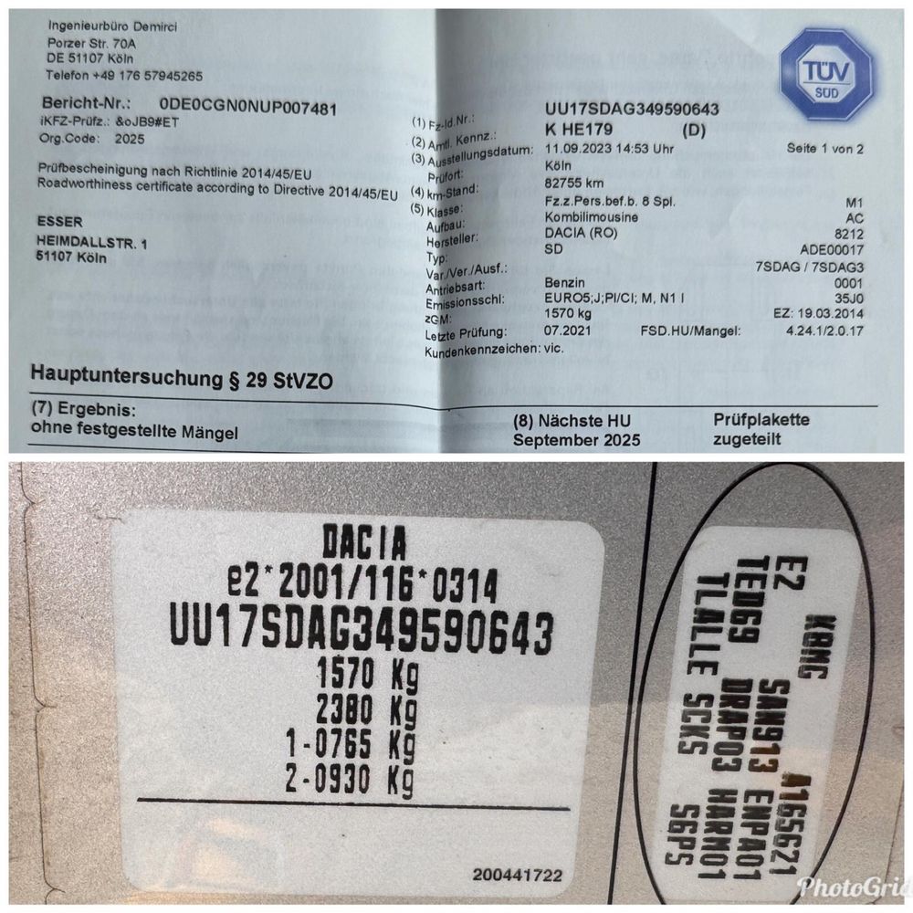 Dacia Logan MCV/1.2 benzina