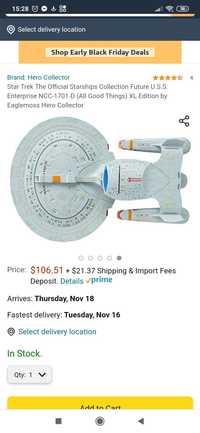 Колекционерски макет за сглобяване Star Trek