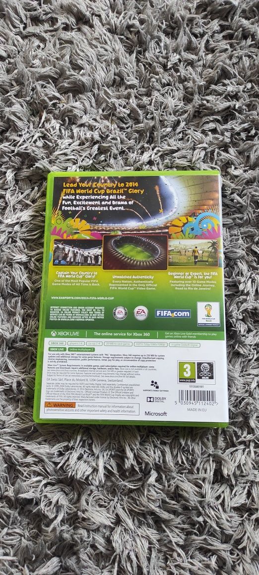 TRANSPORT 14 lei Joc Fifa 14/2014 World Cup Brazil Xbox360 + Romania