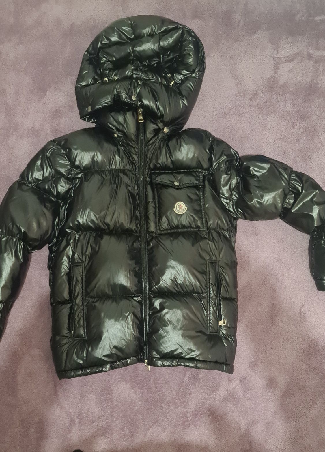 Moncler puffer jacket black