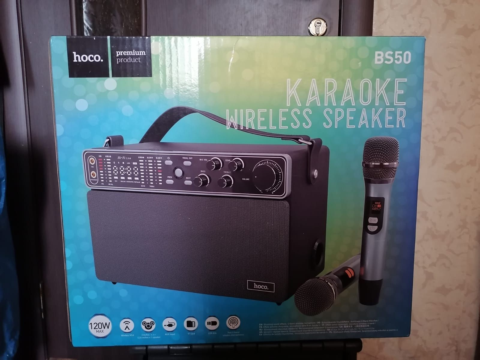 Продам Hoco BS50, bluetooth колонка с микрофонами