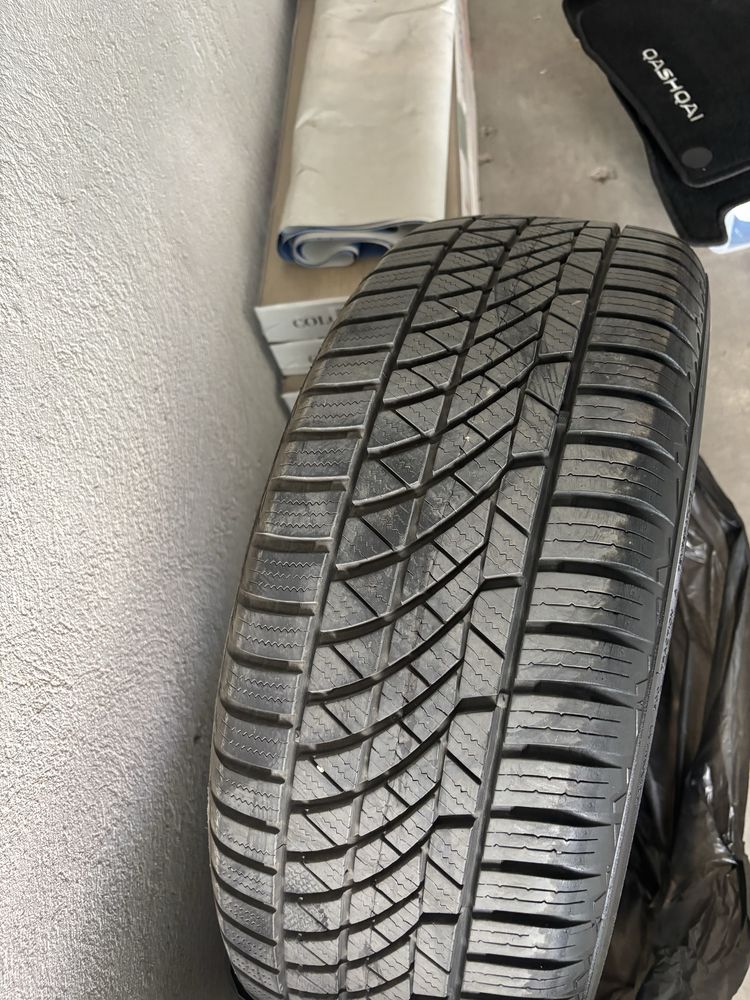 2 броя гуми 215/55/17 Hankook Kinergy 4s всесезонни