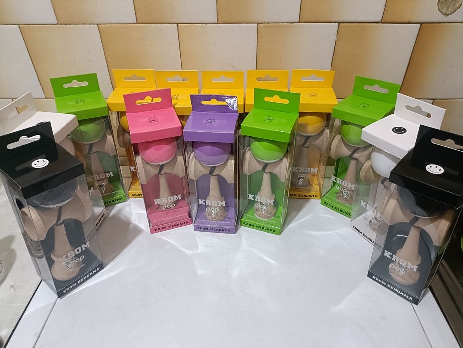 Kendama pop krom sigilate și alte modele