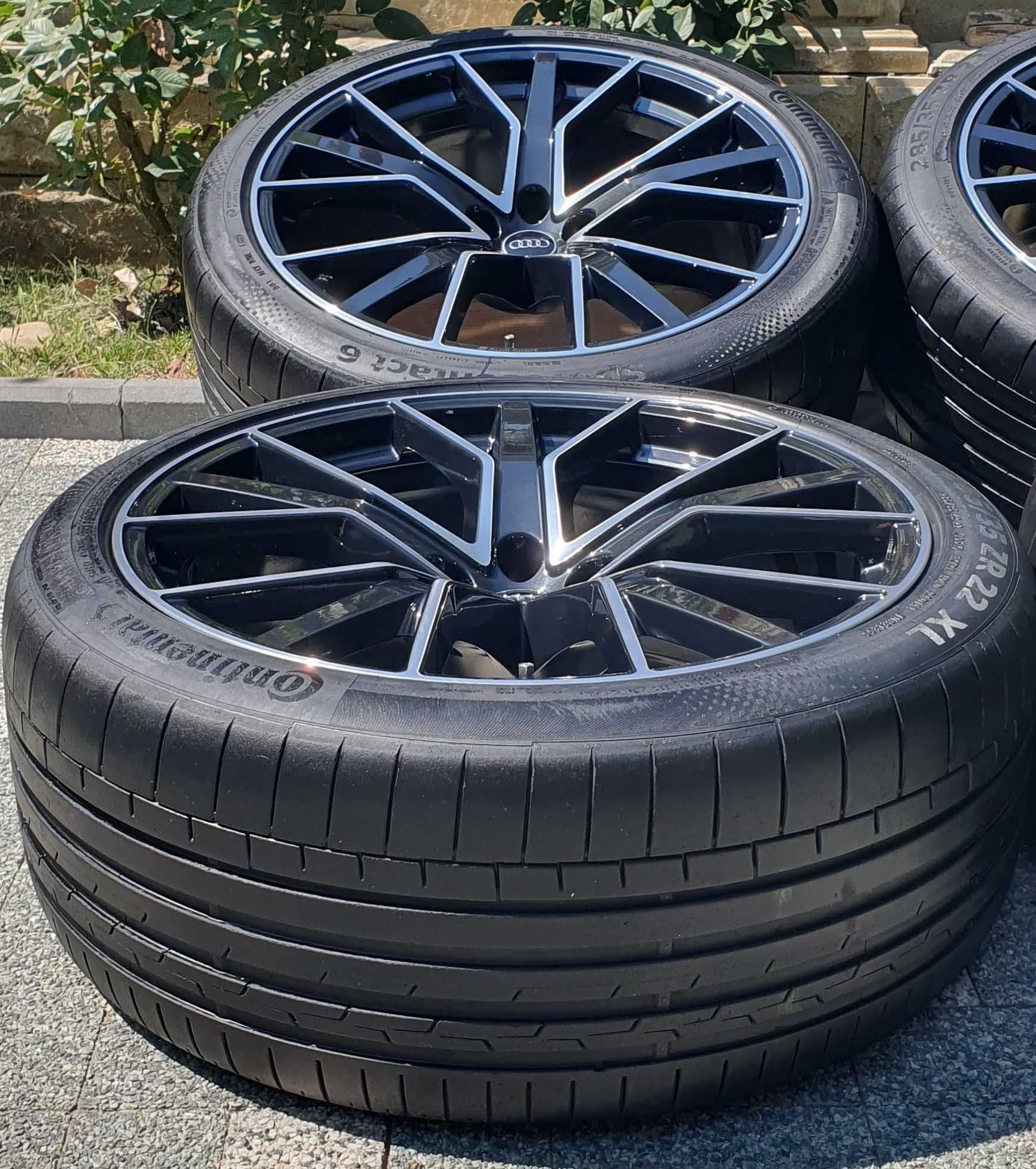 Set original r22 Audi Q7, SQ7,S-Line, Q8, SQ8, r22 285/35,Continental.