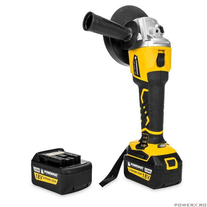 Flex, polizor unghiular cu 2 acumulatori, 18V motor Brushless,