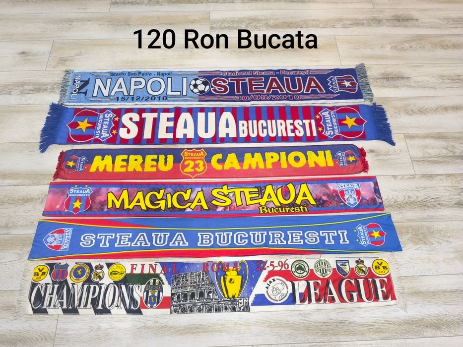Fulare și eșarfe cu Rapid și Steaua București