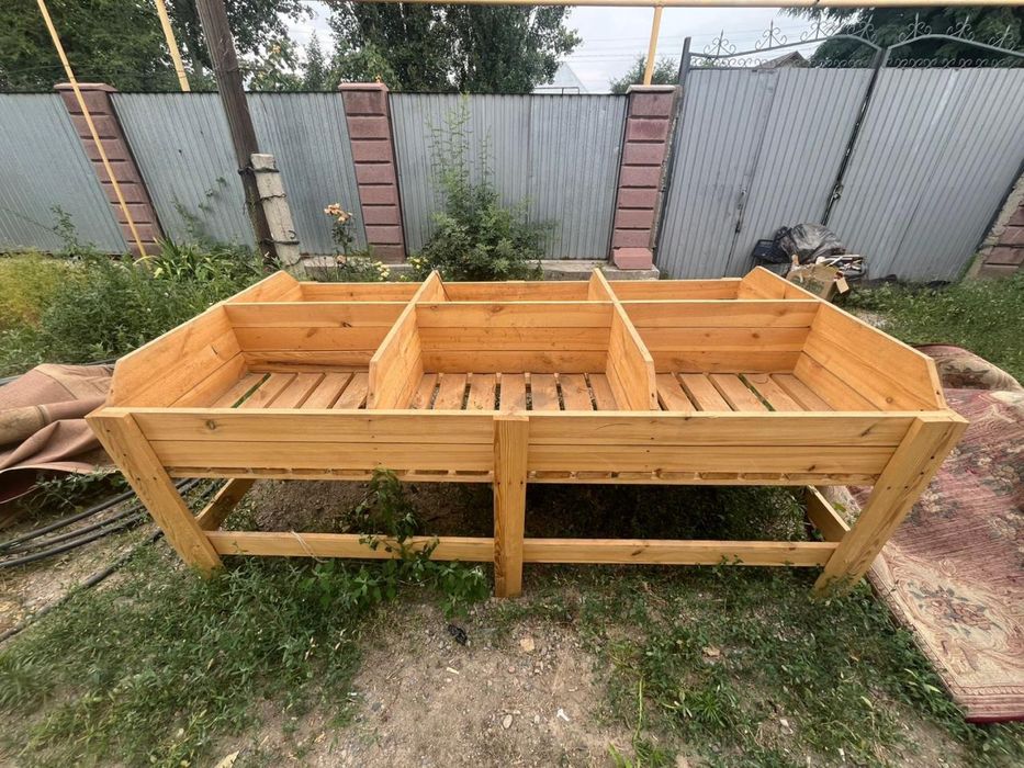 Деревянный витрина для овощной