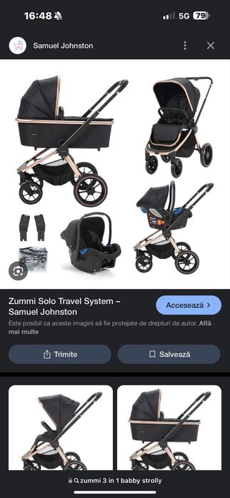Carucior zummi 3 in 1 , calitate nota 10 . Curat si impecabil .