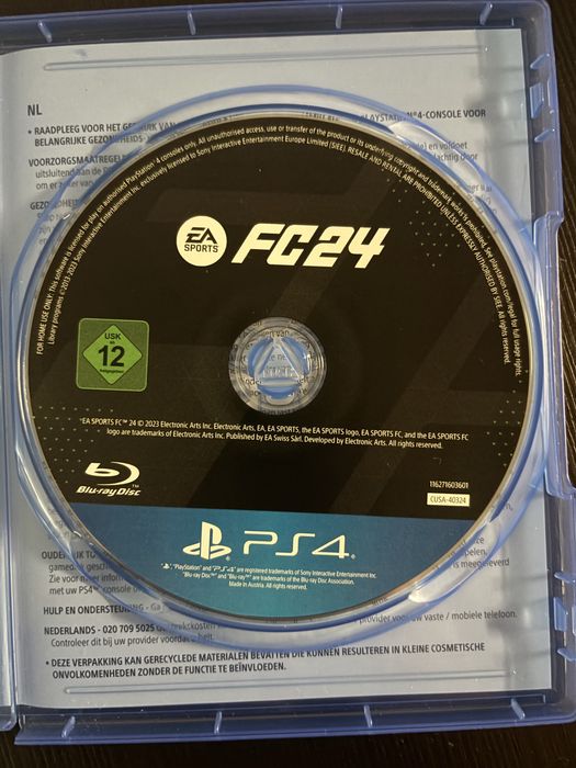 Игра FC 24 за PS4