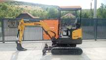 Miniexcavator Sany/Yanmar 1800kg/Senile extensibile