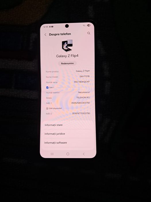Vând Samsung Z Filp4