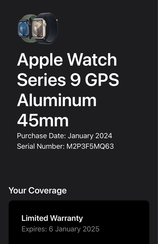 Apple Watch Seria 9 45mm