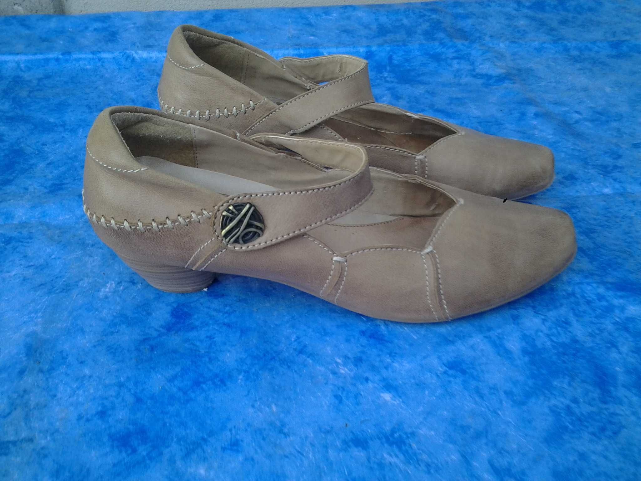 Beige Jana Fashion | pantofi dama mar. 40 | 26 cm