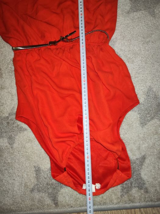 Rochie lunga roșu corai