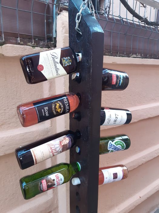 Suport 18 sticle, vin, bere,whiskey, etc., terasă,  bar  restaurant