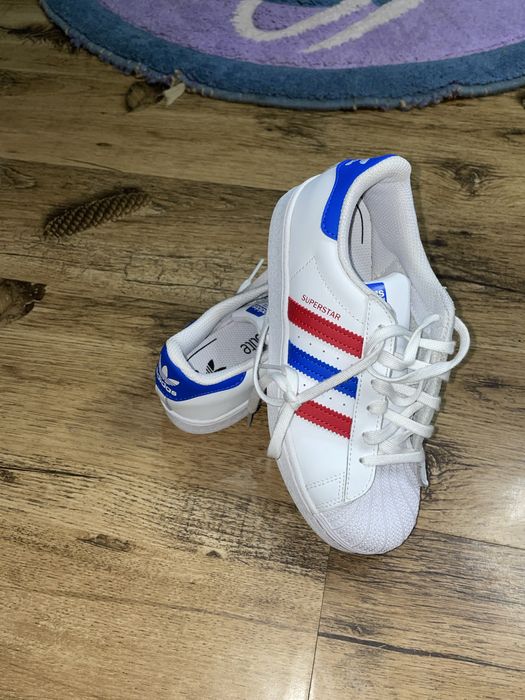 adidas Sneakers Superstar J FW5851 Alb marimea 35