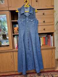 Платье джинсовой 46 размер