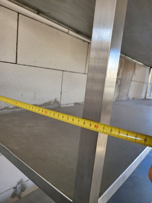 Vand raft din inox pentru bucatarie / camera frigorifica