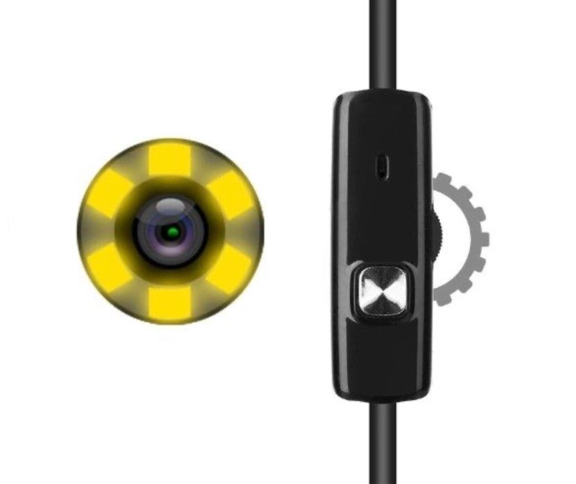 3.9 мм ендоскоп за телефон или лаптоп (и WiFi)-водоустойчив