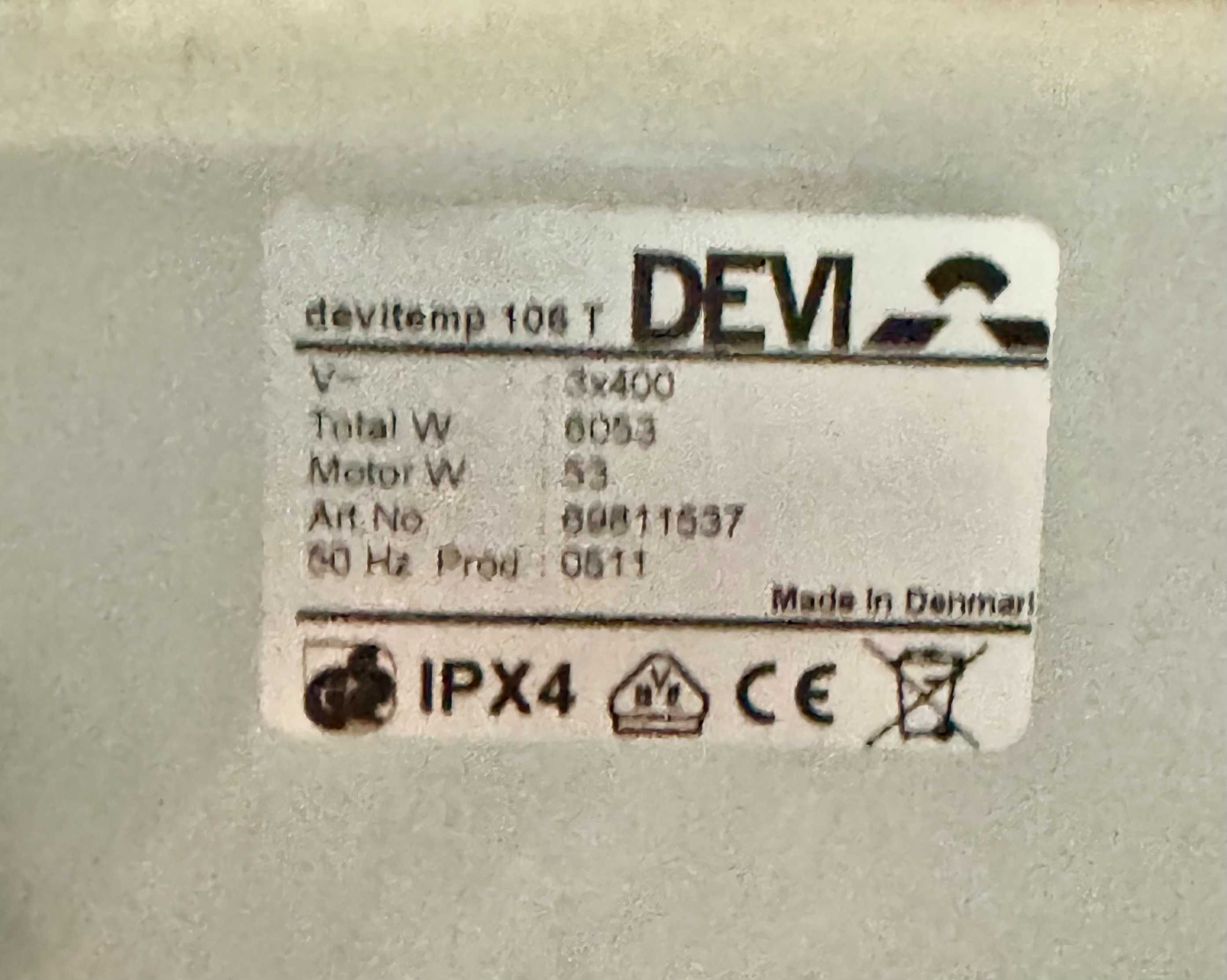 Калорифер DeviTemp 106T